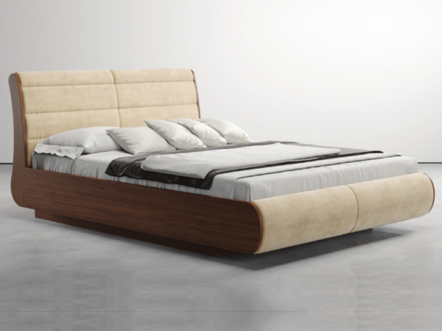 Кровать двухспальная (1600*2000) с мет. основанием 